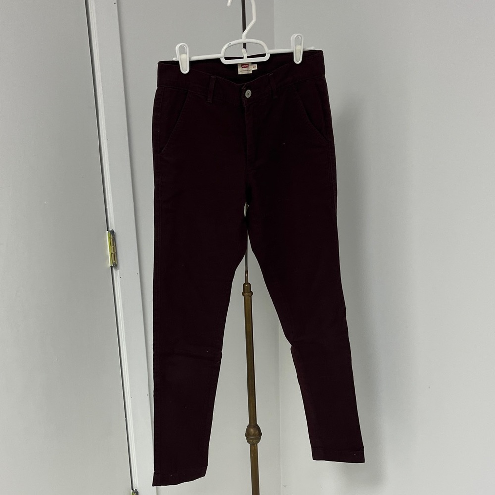 Levi's Dark Burgundy Chino Pants